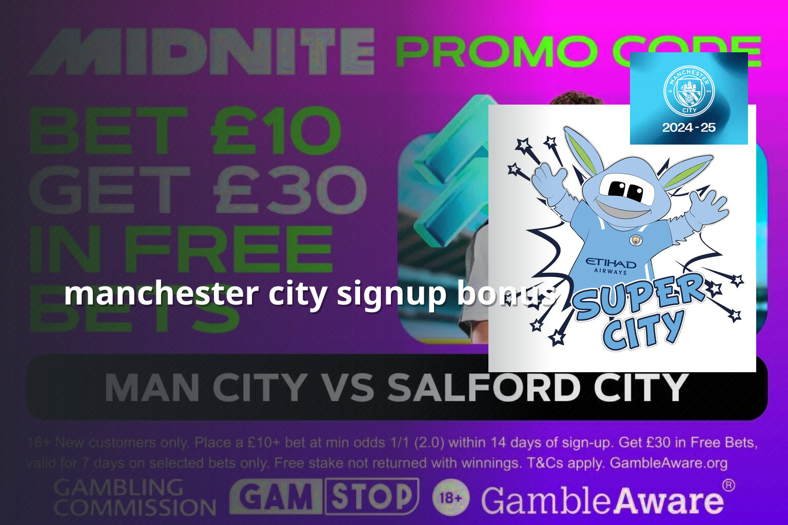 manchester city signup bonus - sportsbook
