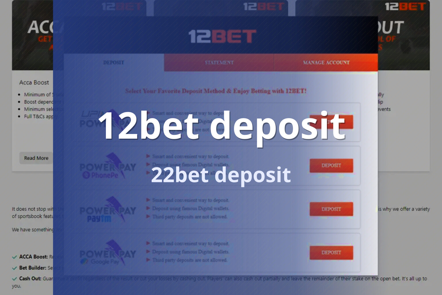 12bet deposit 22bet deposit