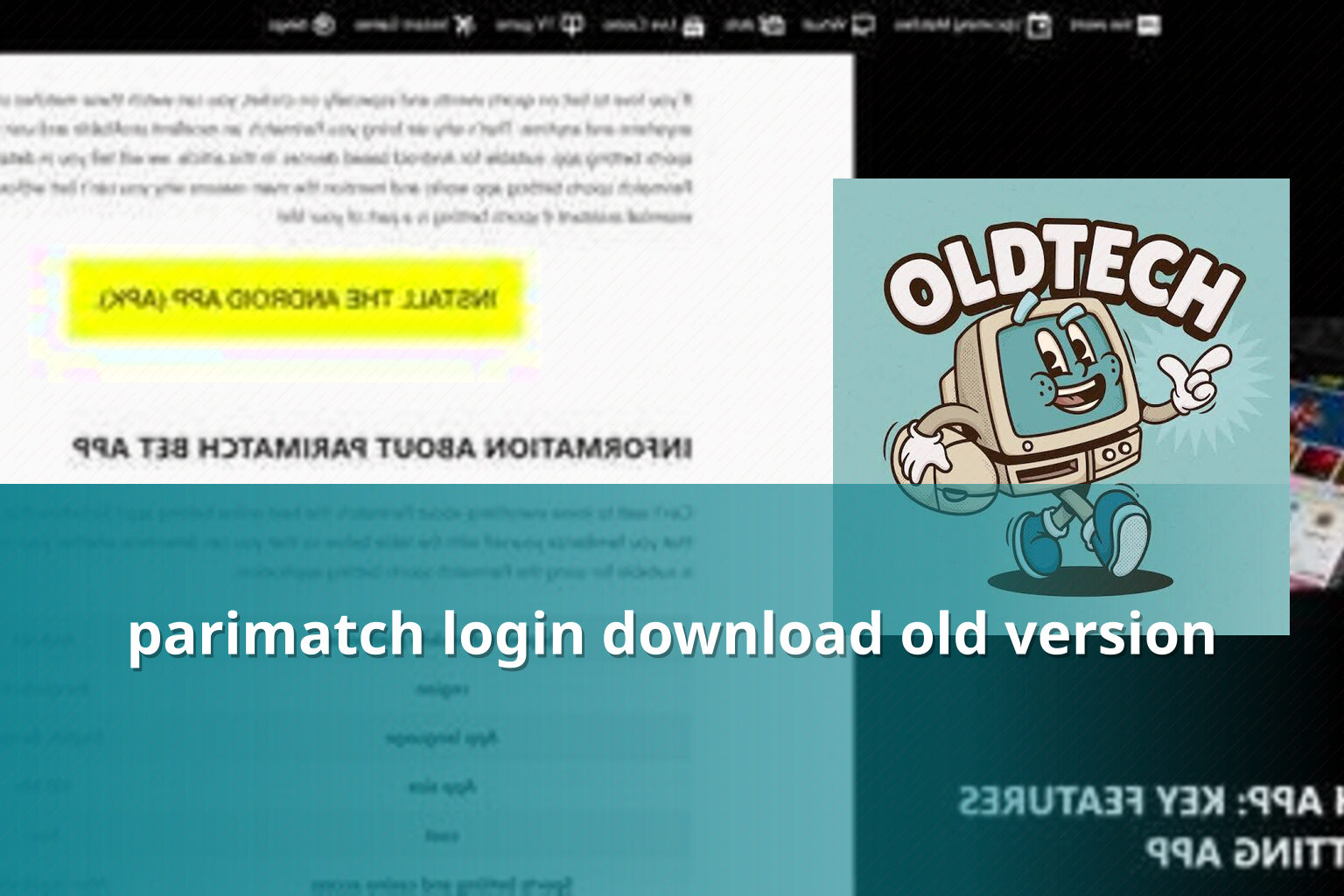parimatch login download old version - gaming_brand