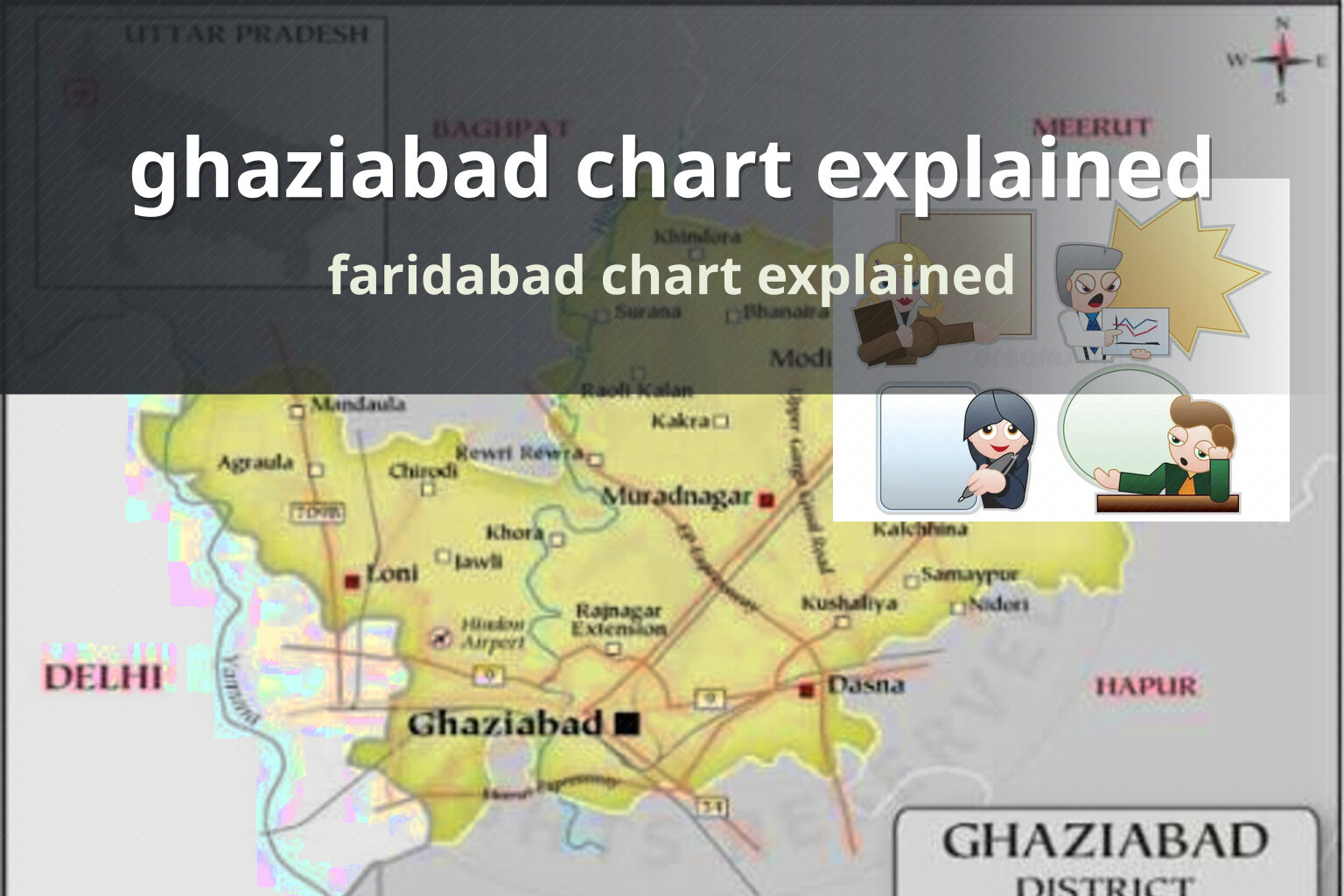 ghaziabad chart explained faridabad chart explained