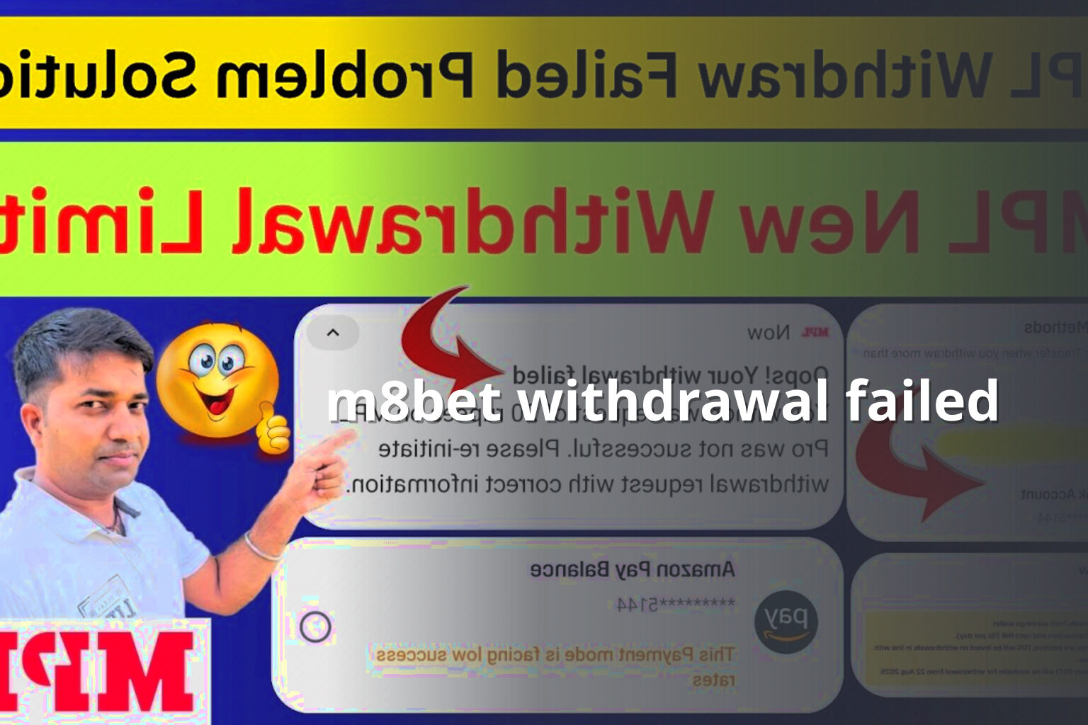 m8bet withdrawal failed - online gaming transaction support