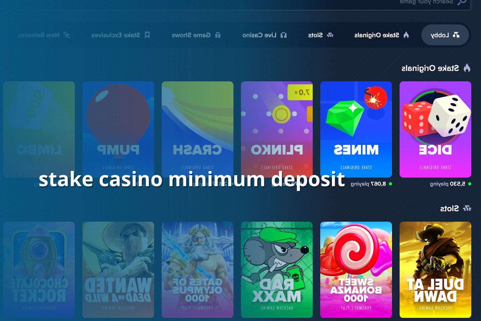 stake casino minimum deposit - gaming_brand