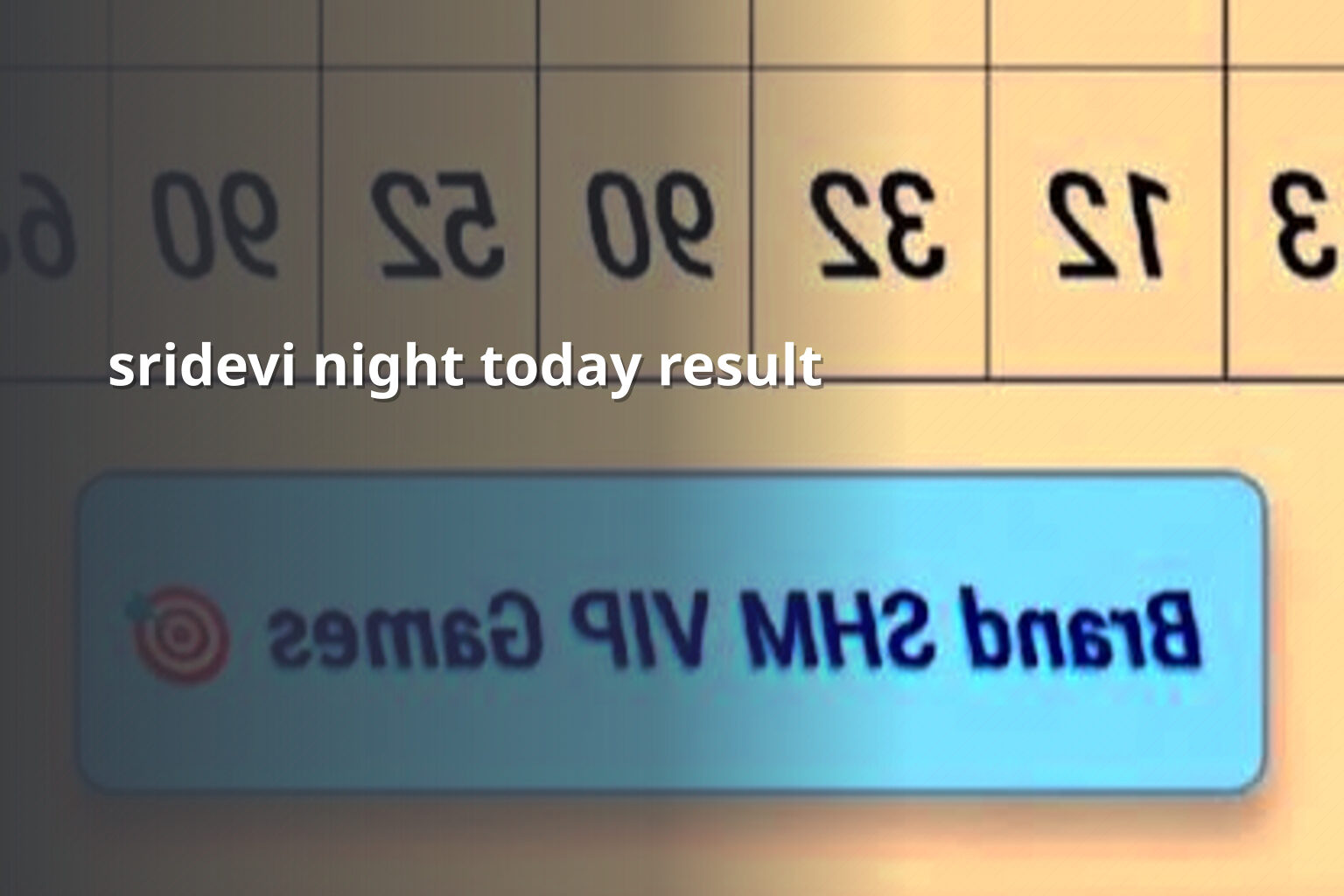 sridevi night today result - matka_satta