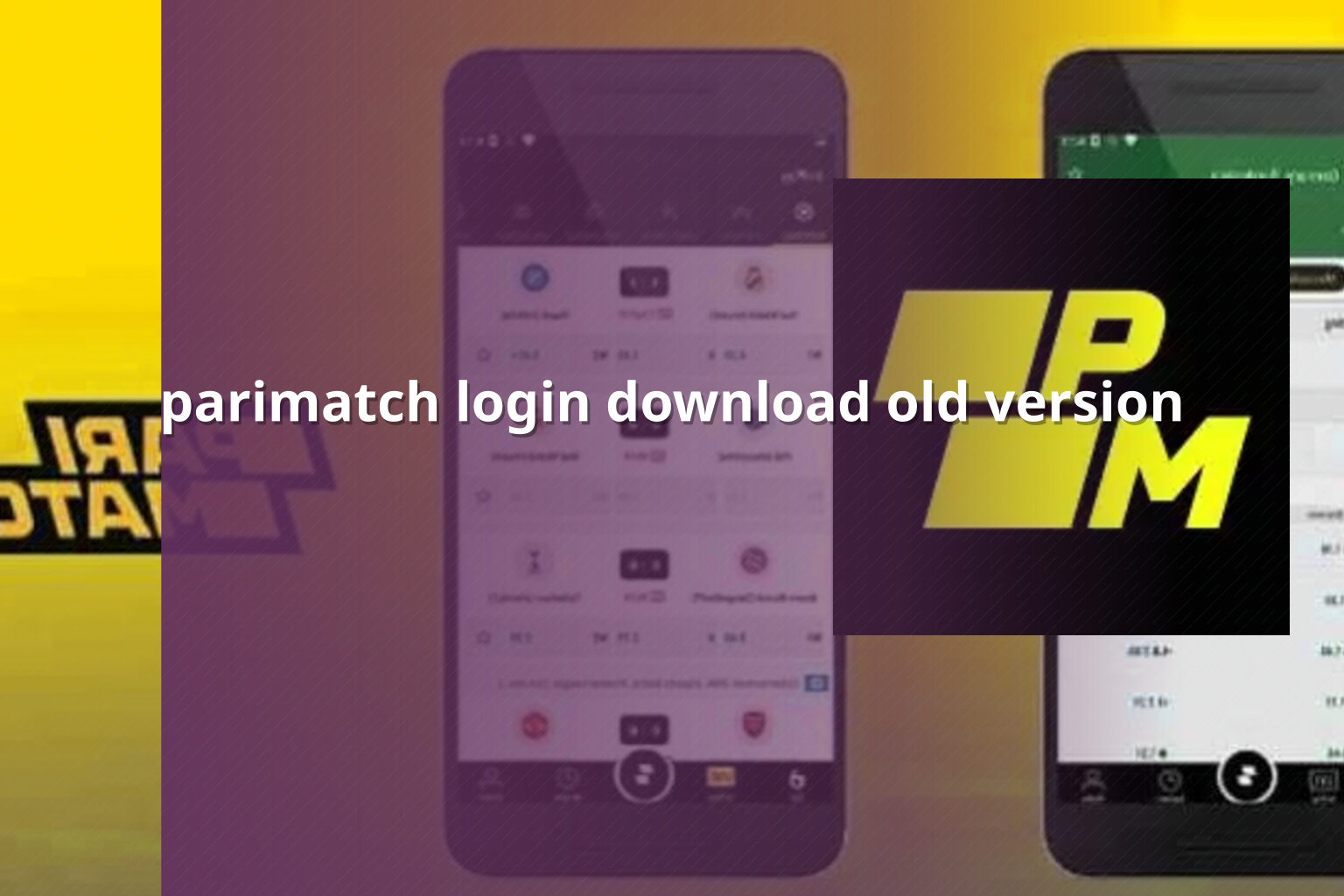 parimatch login download old version - gaming_brand