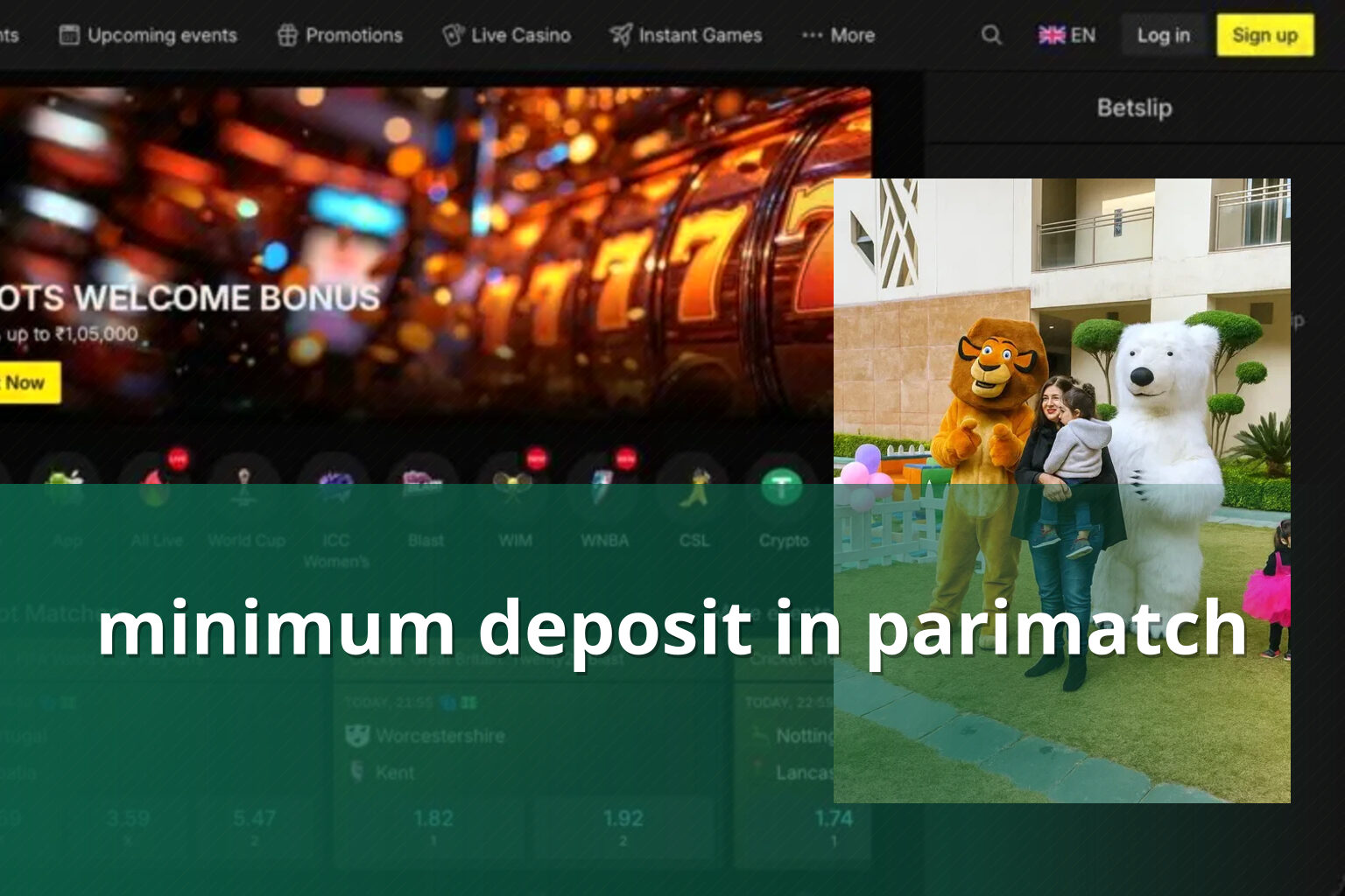 minimum deposit in parimatch - gaming_brand