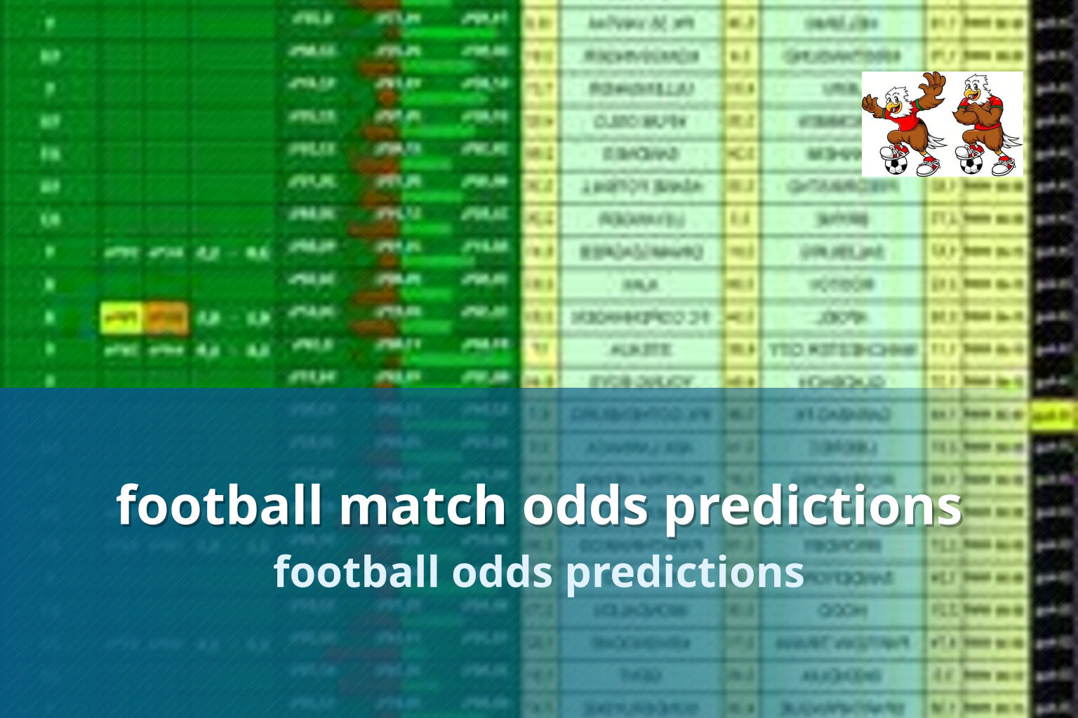 football match odds predictions football odds predictions