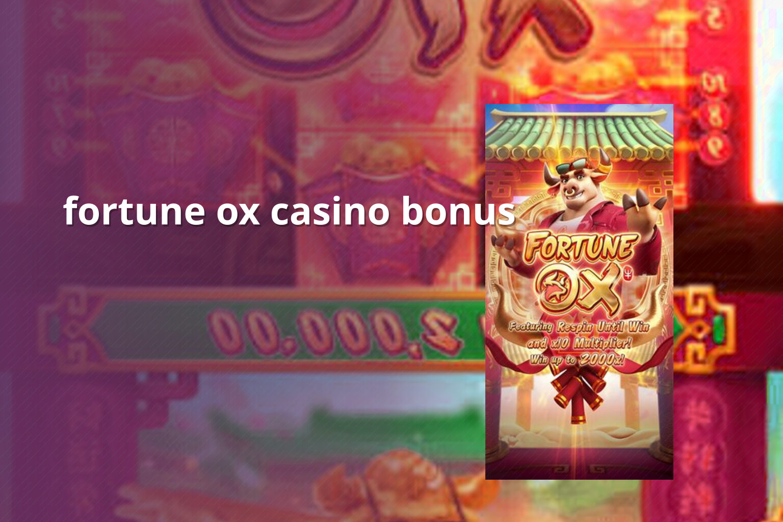 fortune ox casino bonus - slots