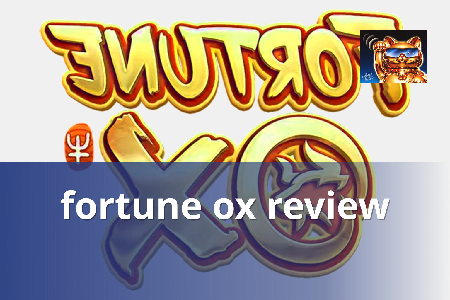 fortune ox review - slots