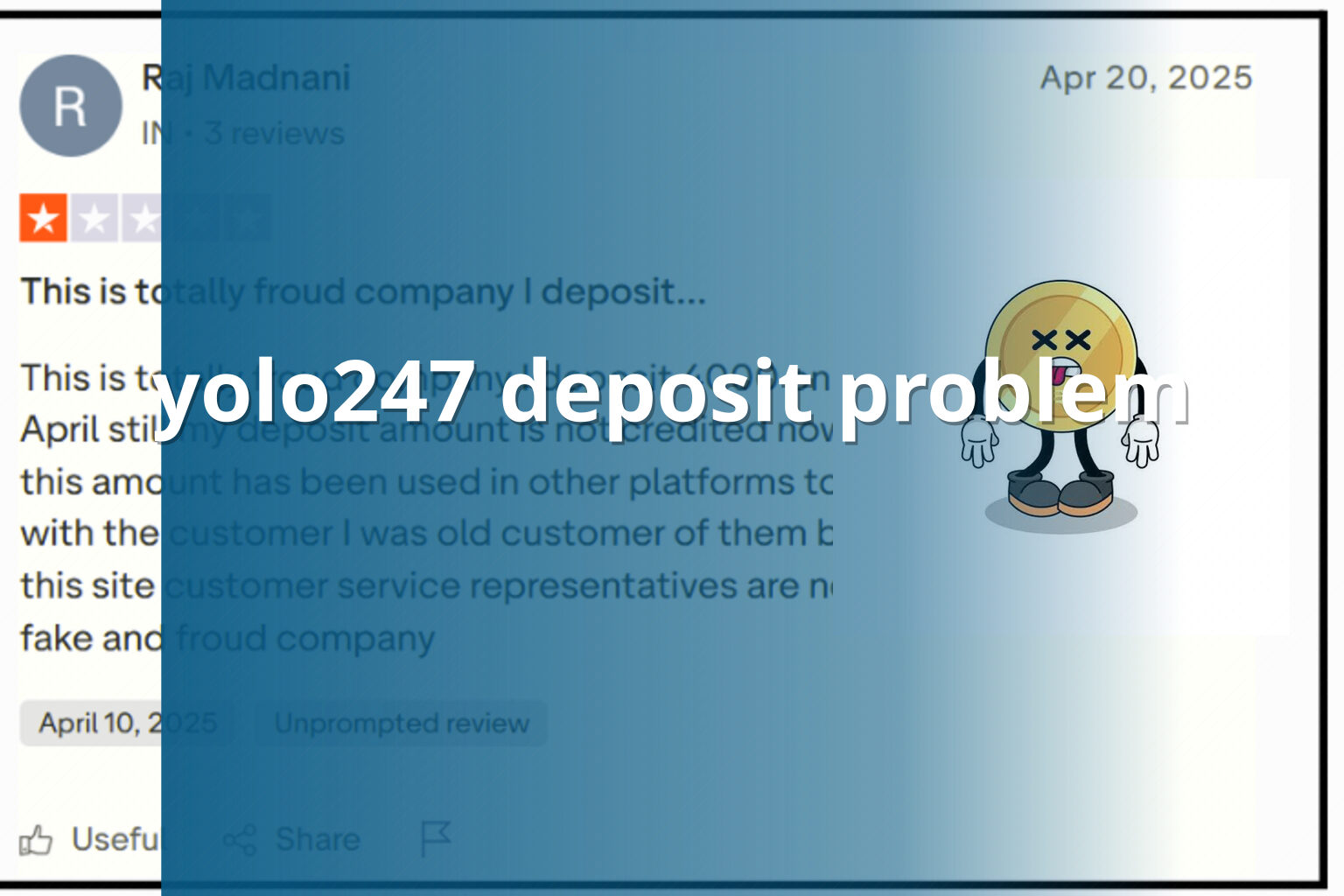 yolo247 deposit problem - online gaming transaction support