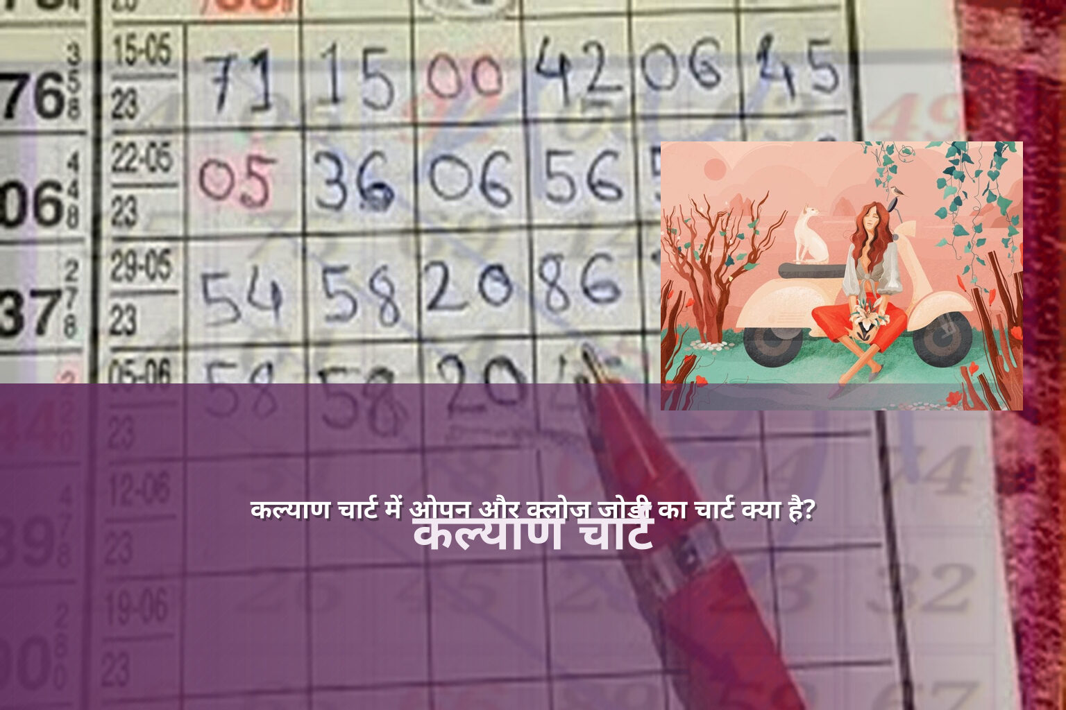 कल्याण चार्ट में ओपन और क्लोज जोड़ी का चार्ट क्या है? - matka_satta