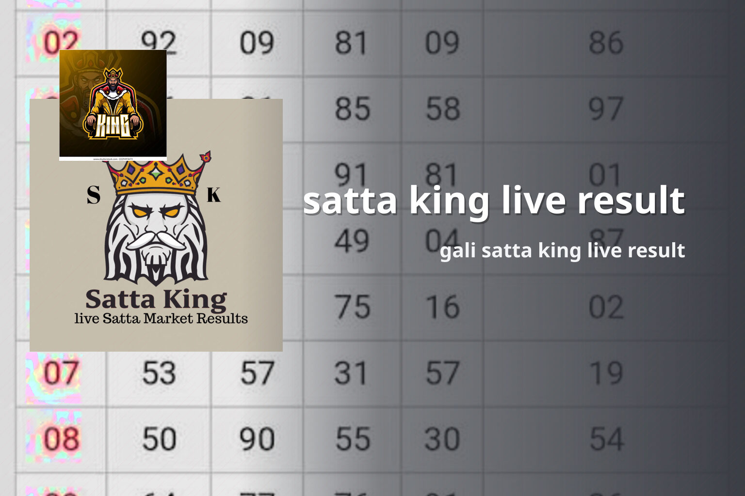 satta king live result gali satta king live result