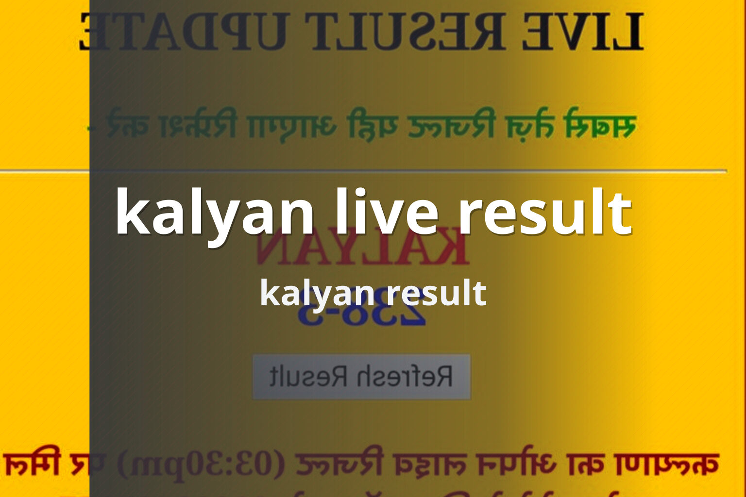 kalyan live result kalyan result