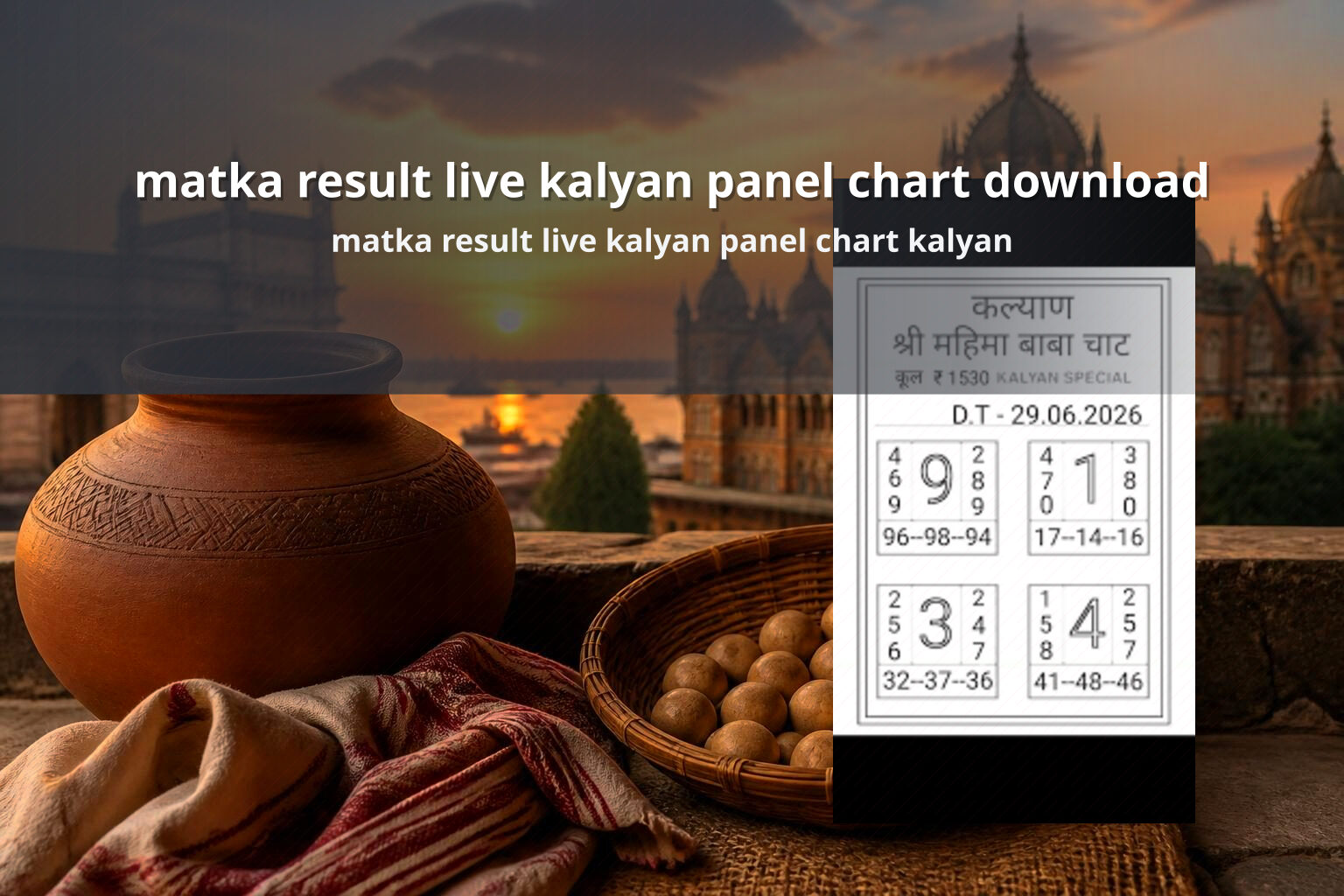 matka result live kalyan panel chart download - matka_satta