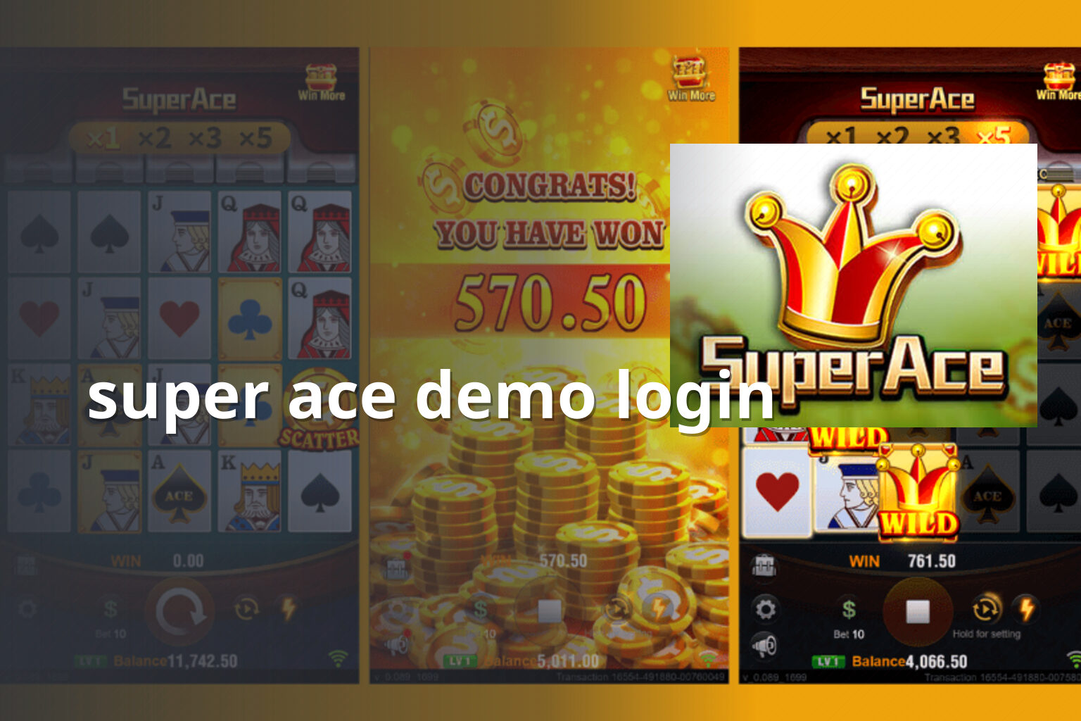super ace demo login - slots