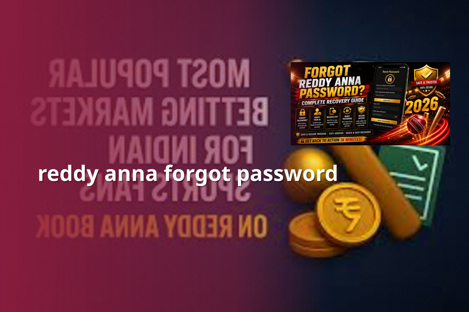 reddy anna forgot password - gaming_brand