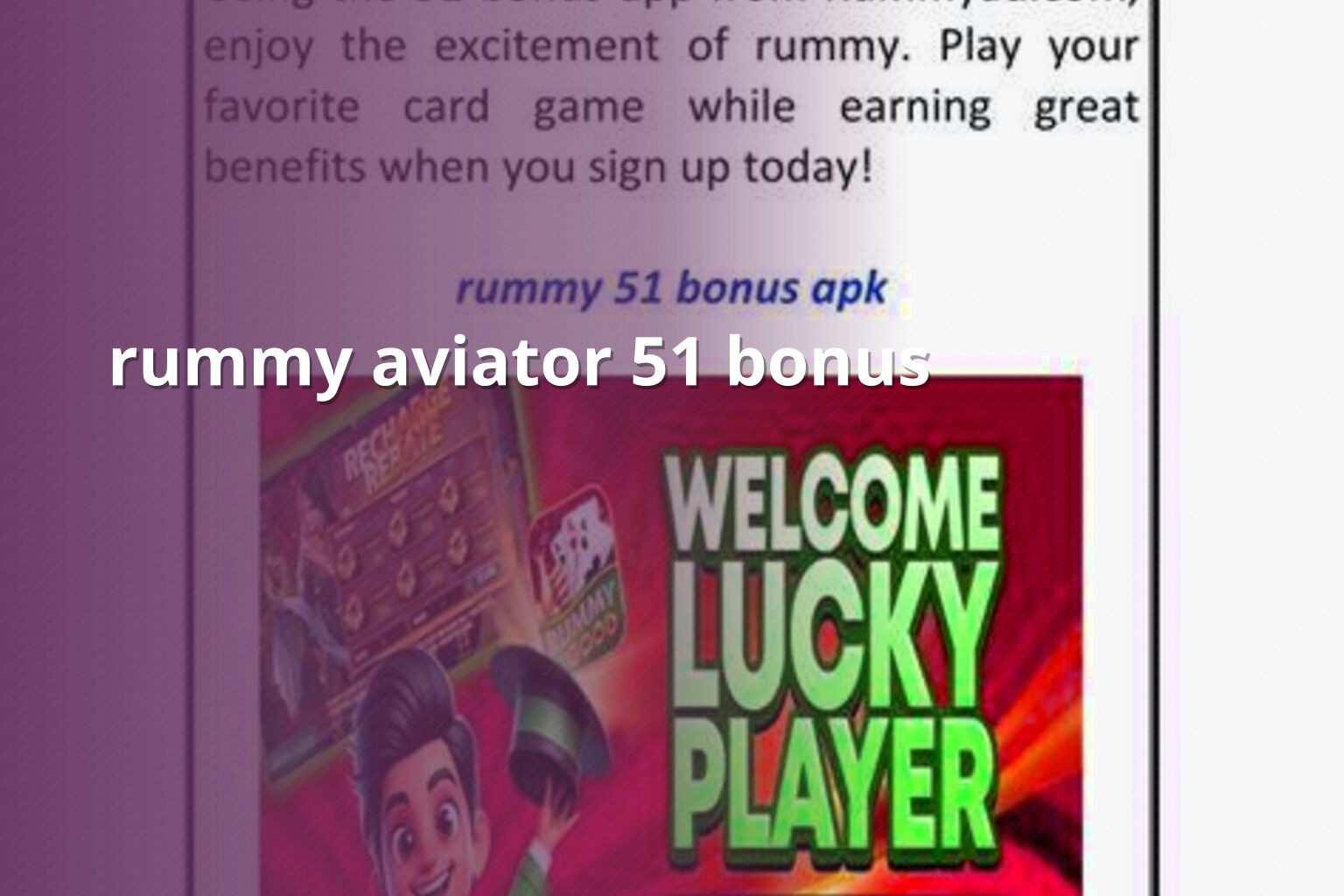 rummy aviator 51 bonus - rummy