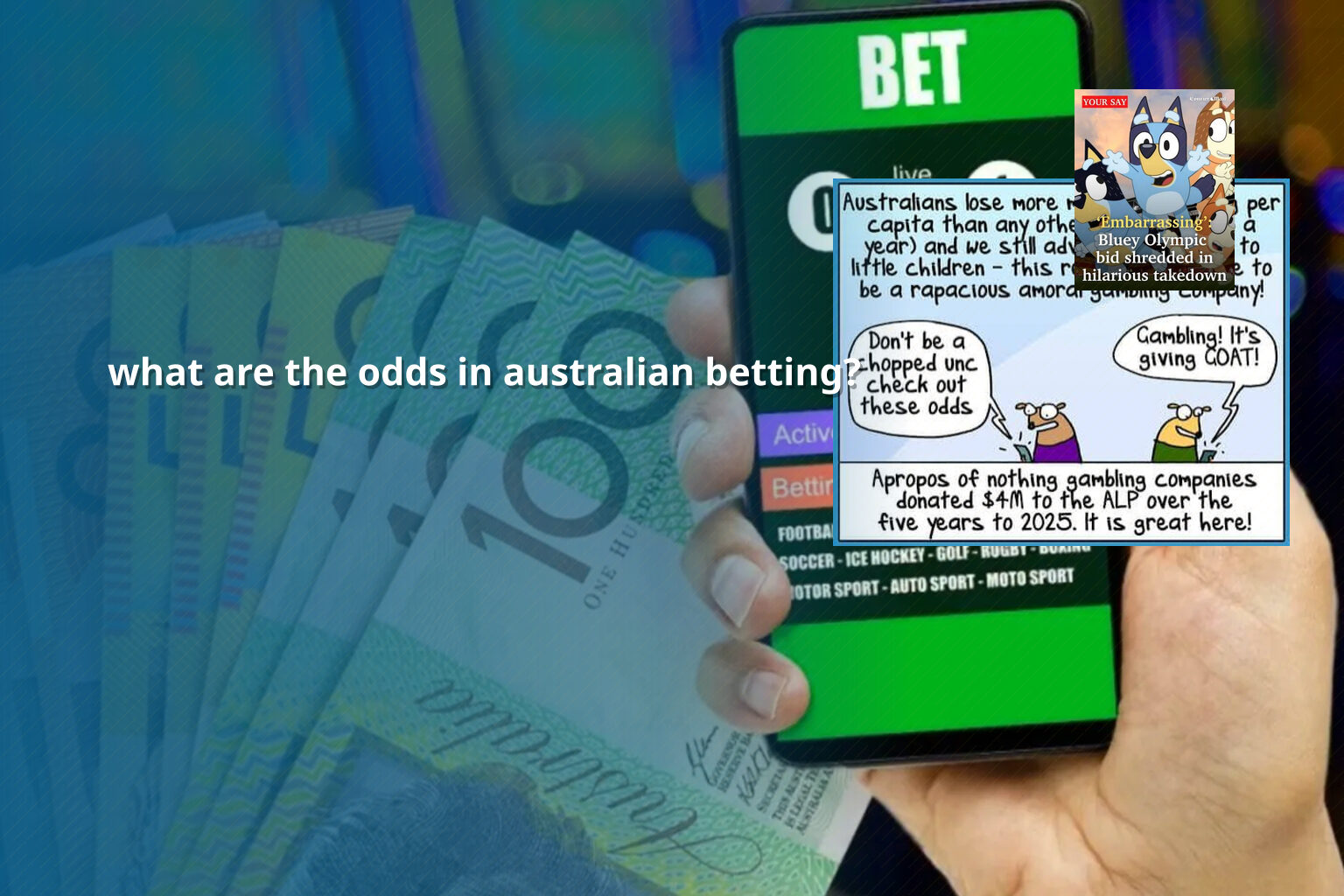 what are the odds in australian betting? - การพนัน
