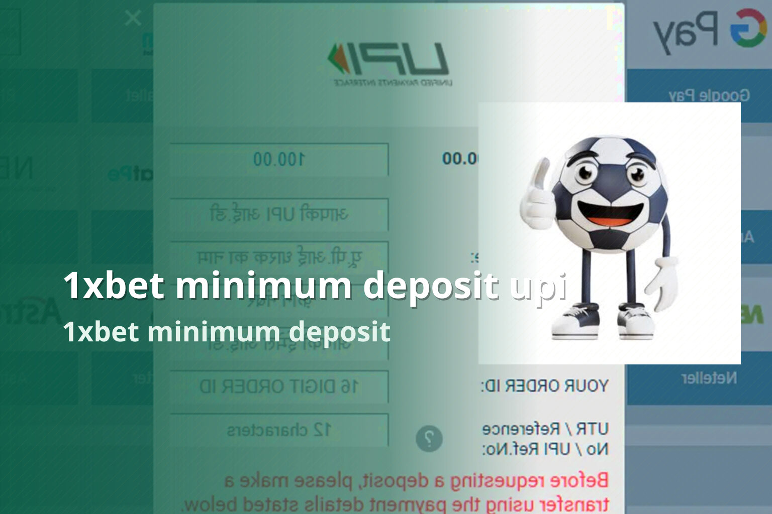 1xbet minimum deposit upi 1xbet minimum deposit