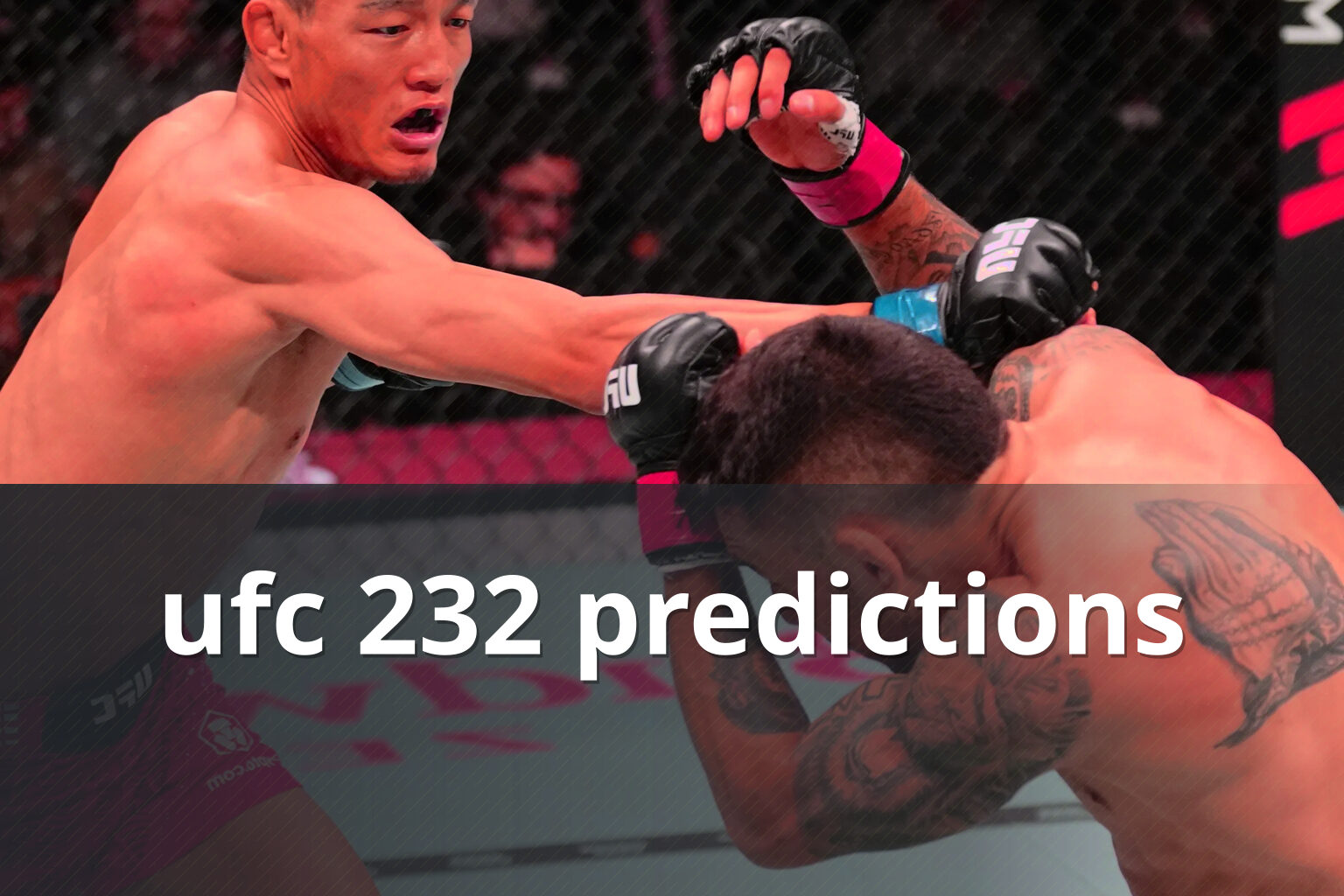 ufc 232 predictions - sportsbook