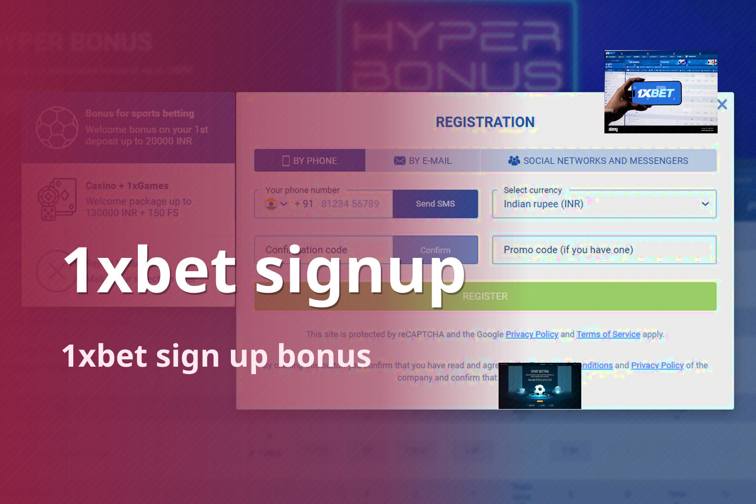 1xbet signup 1xbet sign up bonus