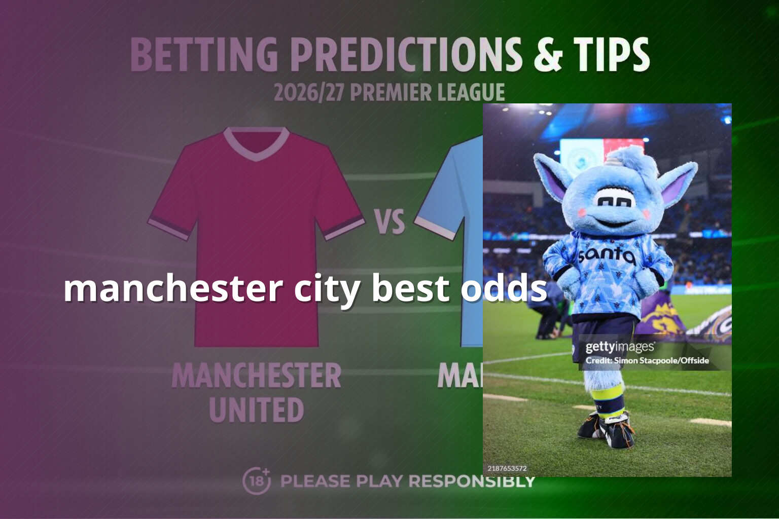 manchester city best odds - sportsbook