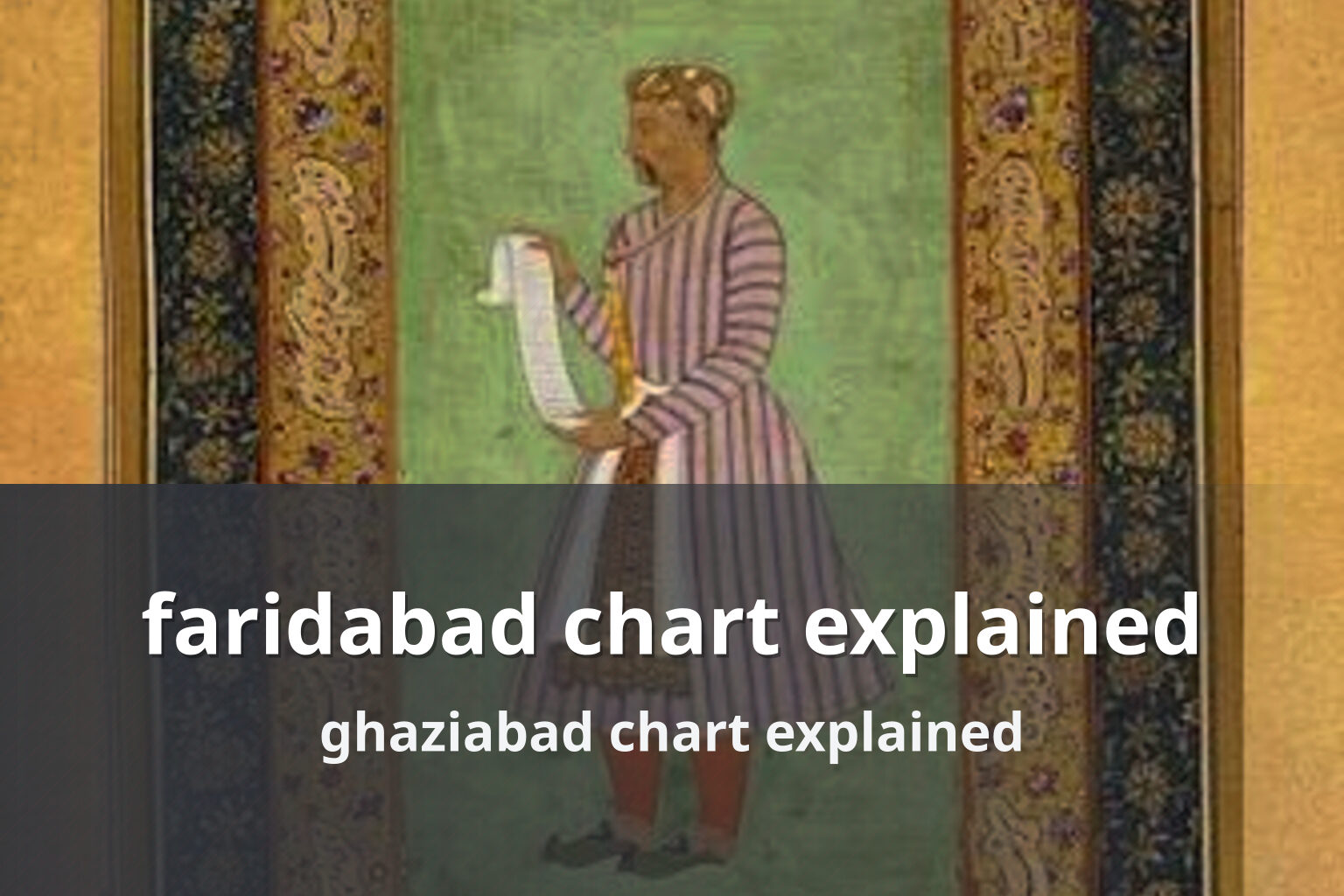 faridabad chart explained ghaziabad chart explained