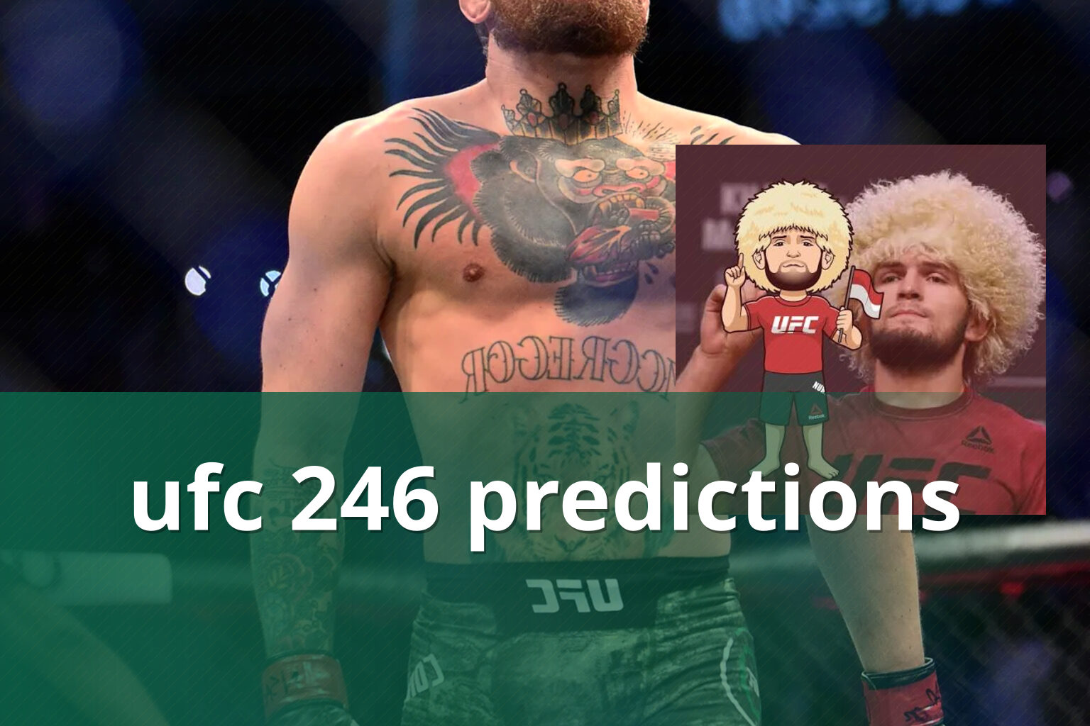 ufc 246 predictions - sportsbook