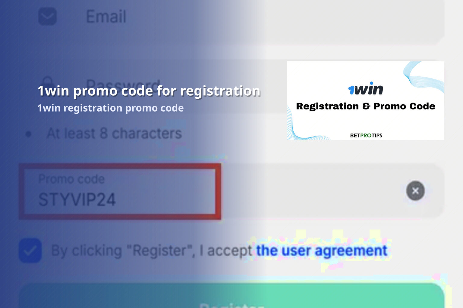 1win promo code for registration 1win registration promo code