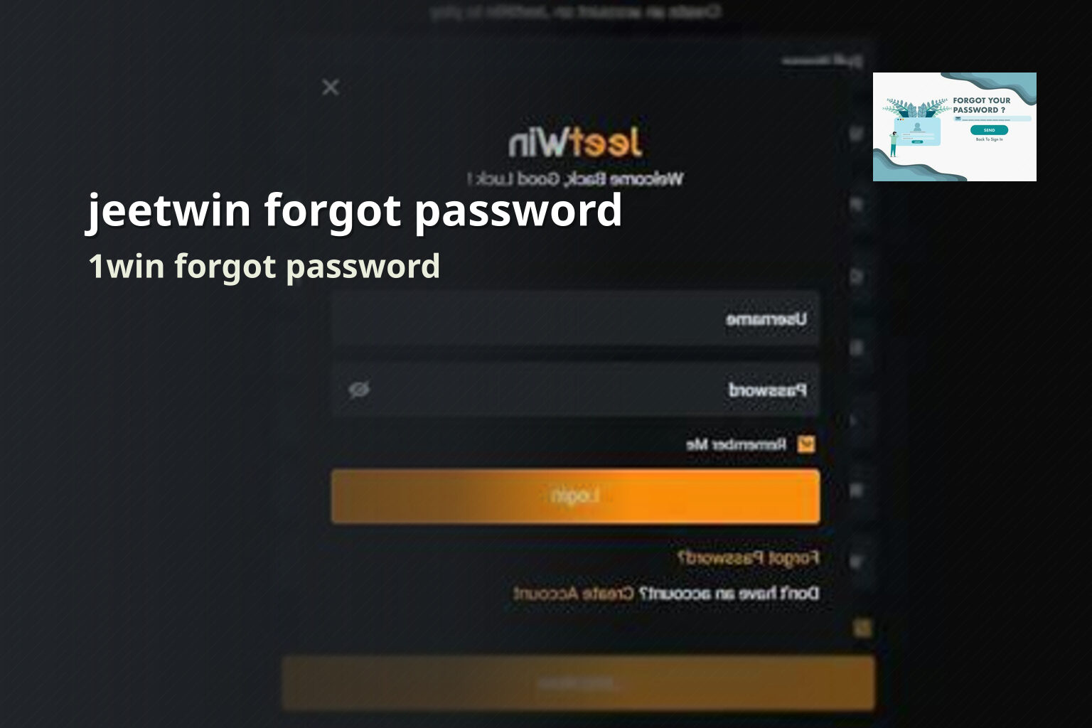 jeetwin forgot password - gaming_brand