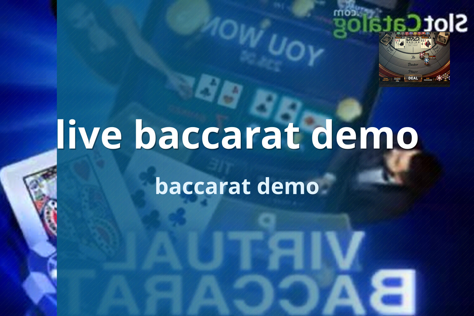 live baccarat demo baccarat demo