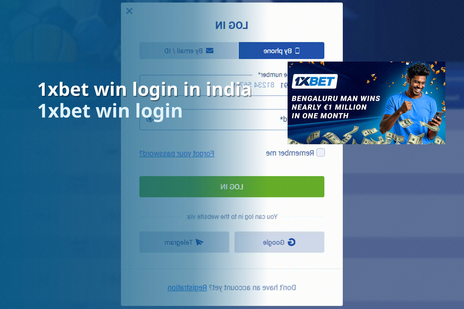 1xbet win login in india 1xbet win login