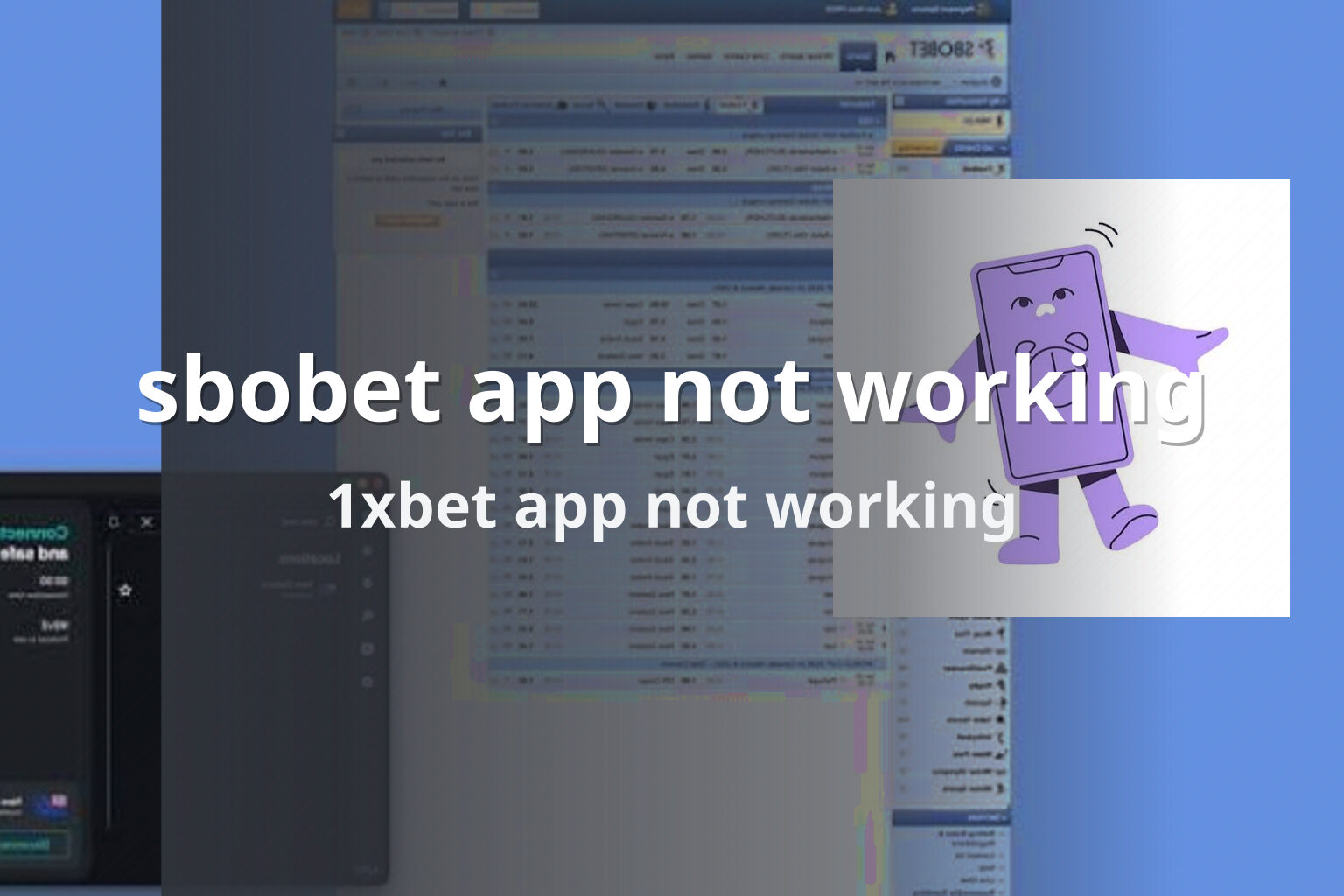 sbobet app not working - gaming_brand