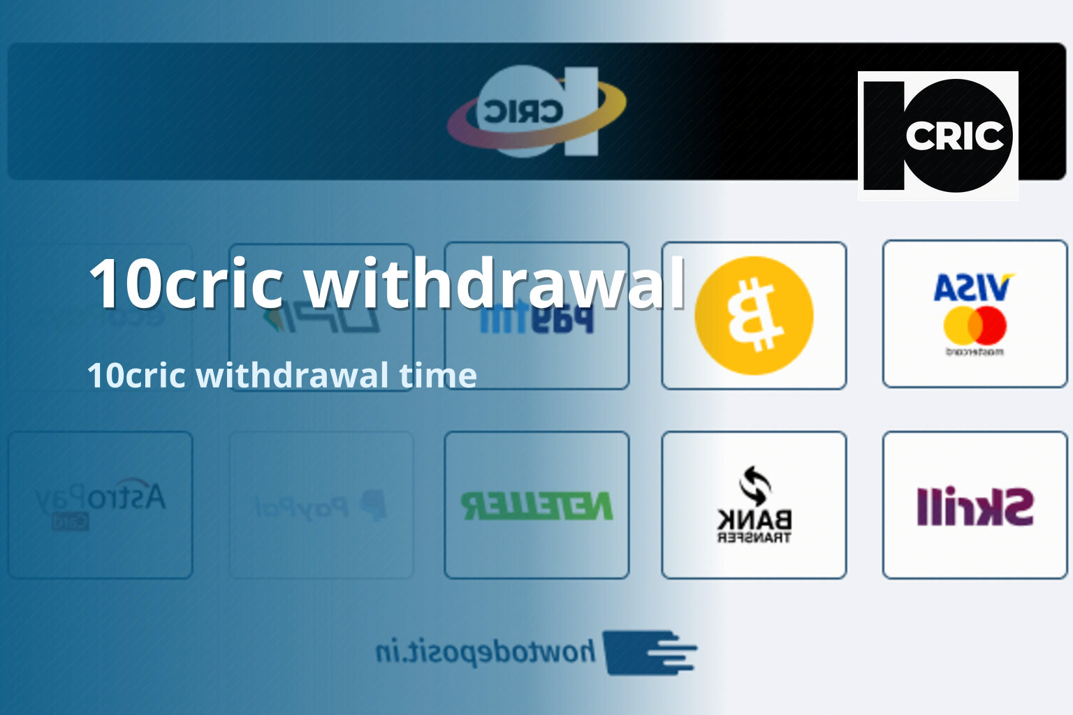 10cric withdrawal 10cric withdrawal time