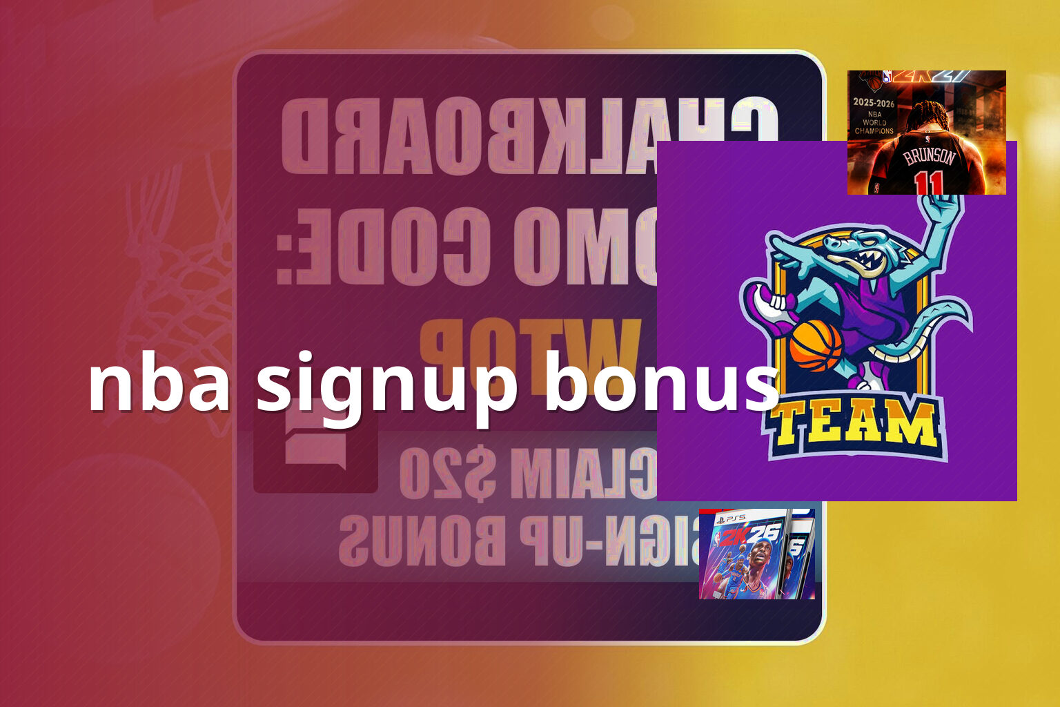 nba signup bonus - sportsbook