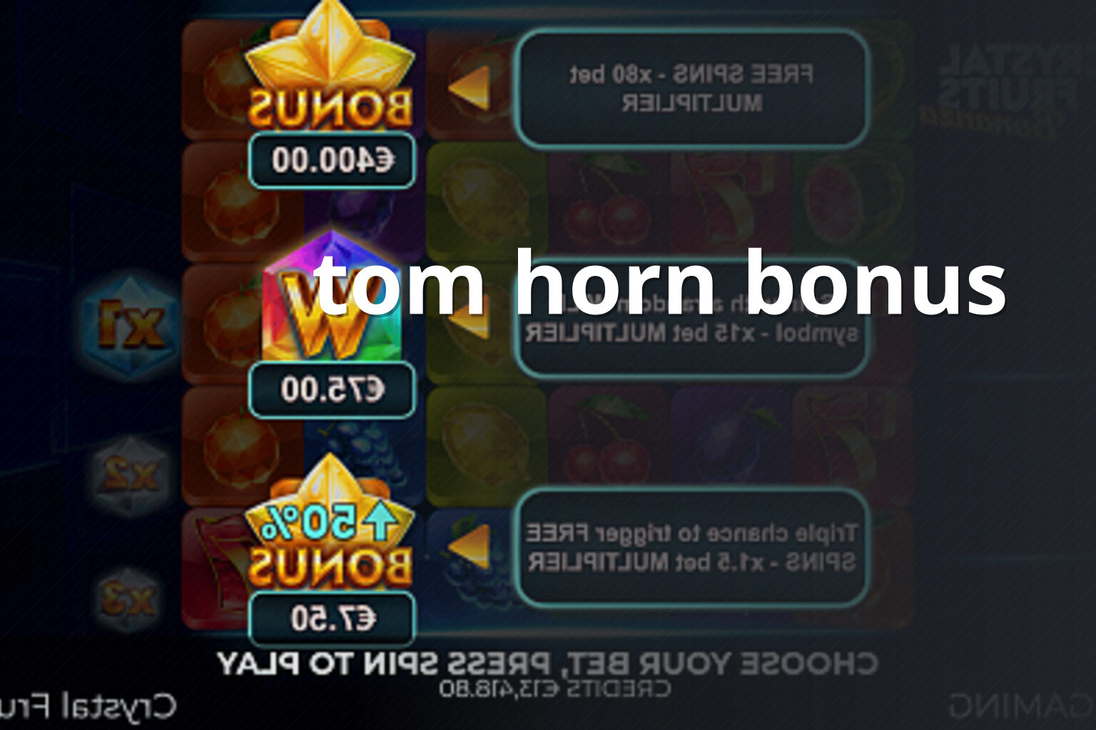tom horn bonus - gaming_brand