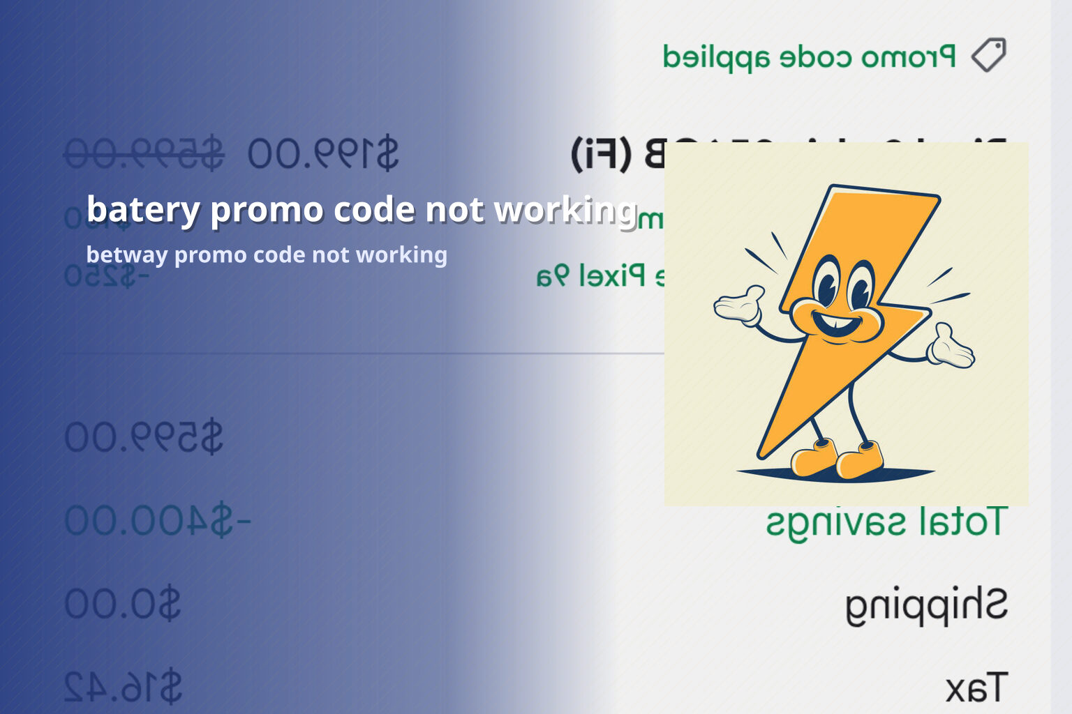 batery promo code not working - gaming_brand