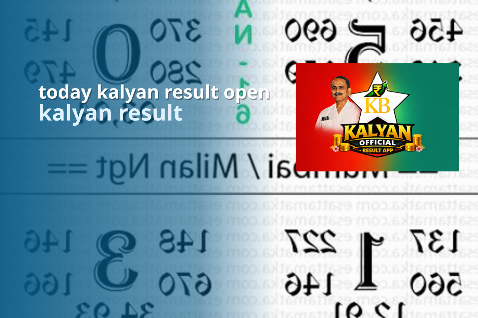 today kalyan result open kalyan result