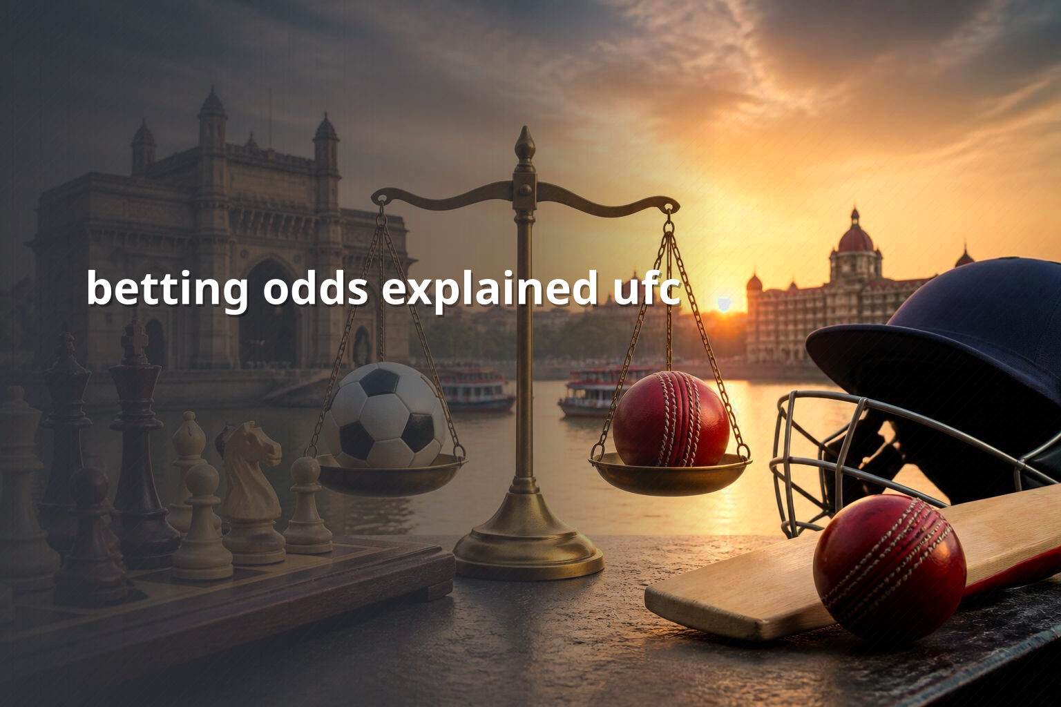 betting odds explained ufc - การพนัน