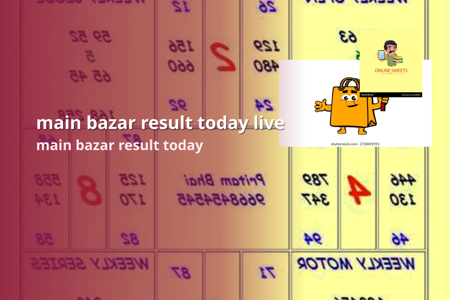 main bazar result today live main bazar result today