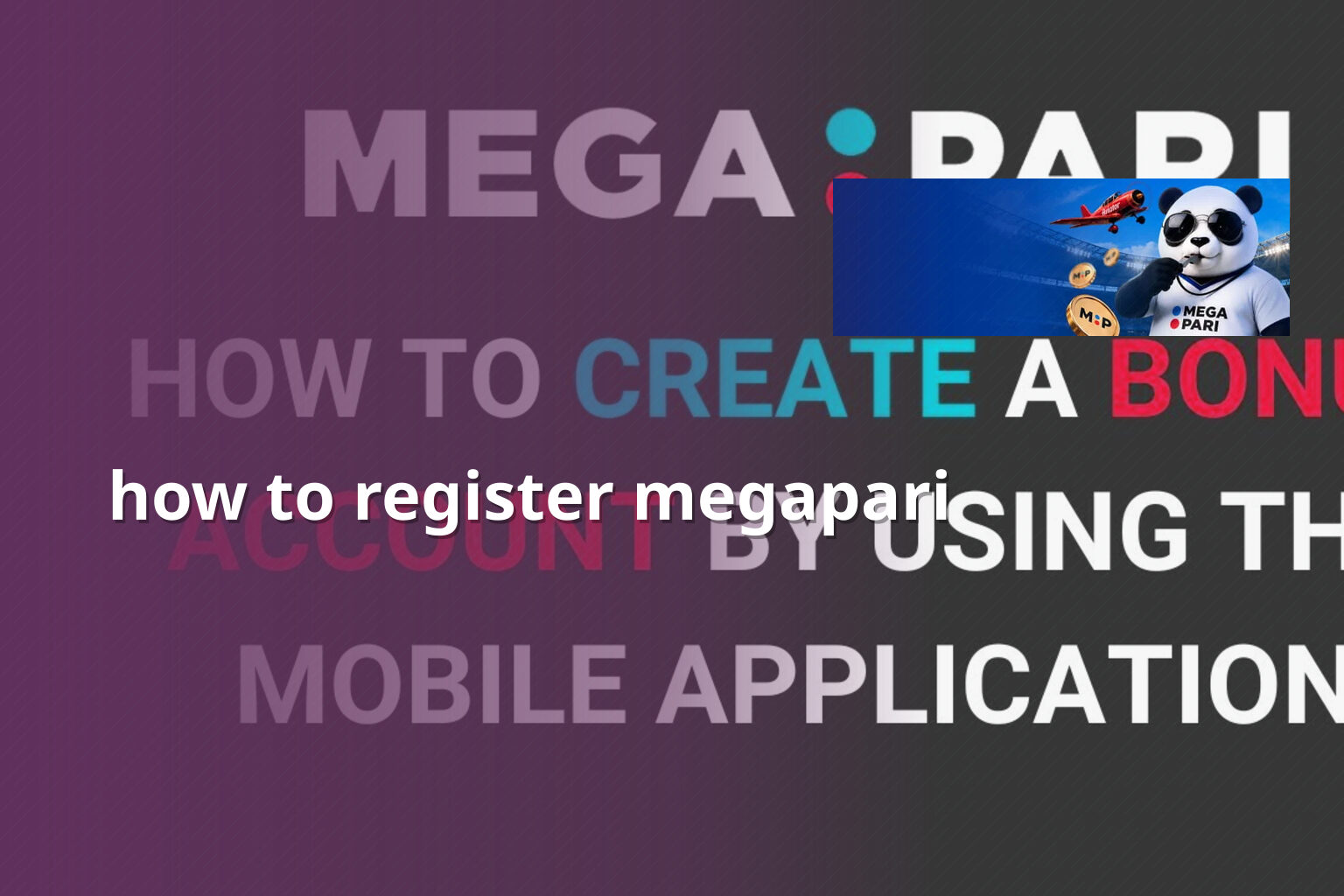 how to register megapari - gaming_brand