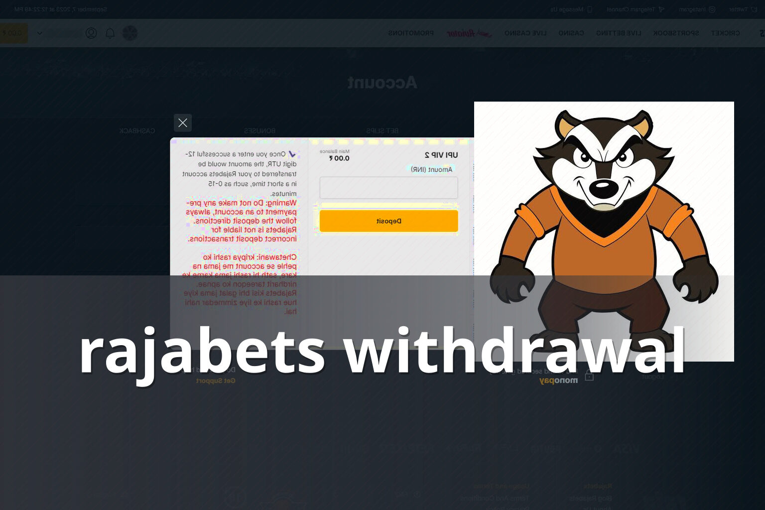 rajabets withdrawal - gaming_brand