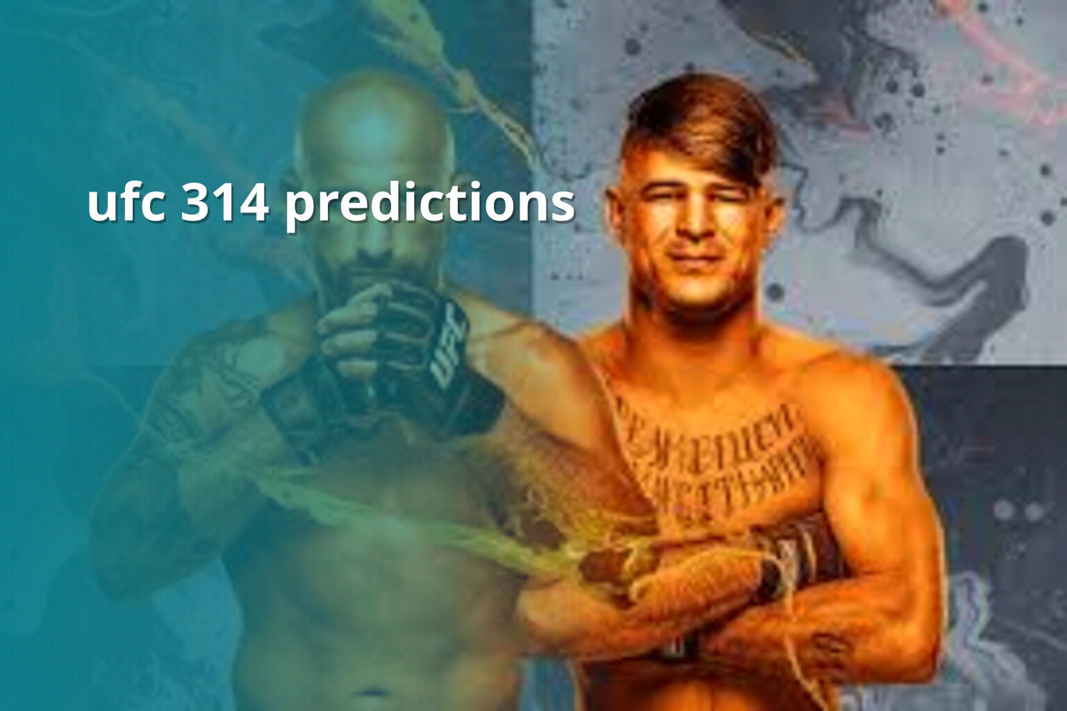 ufc 314 predictions - sportsbook