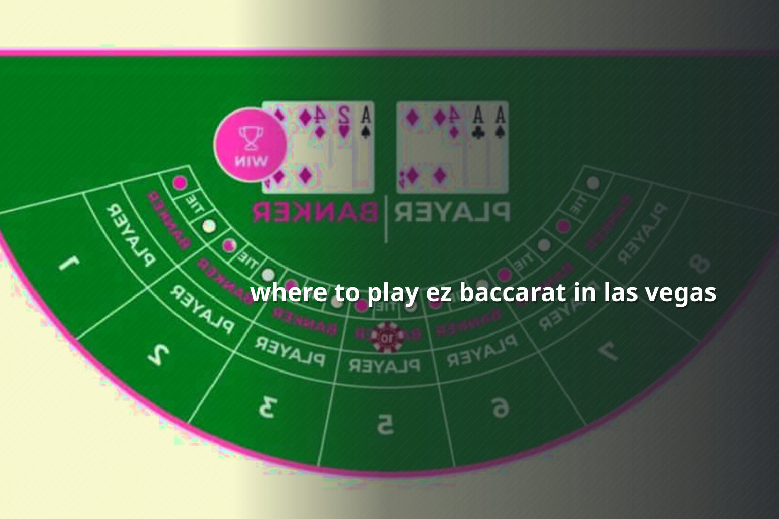 where to play ez baccarat in las vegas - slots
