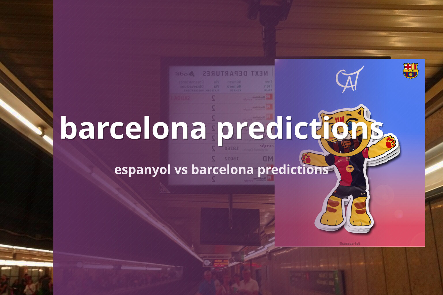 barcelona predictions - sportsbook