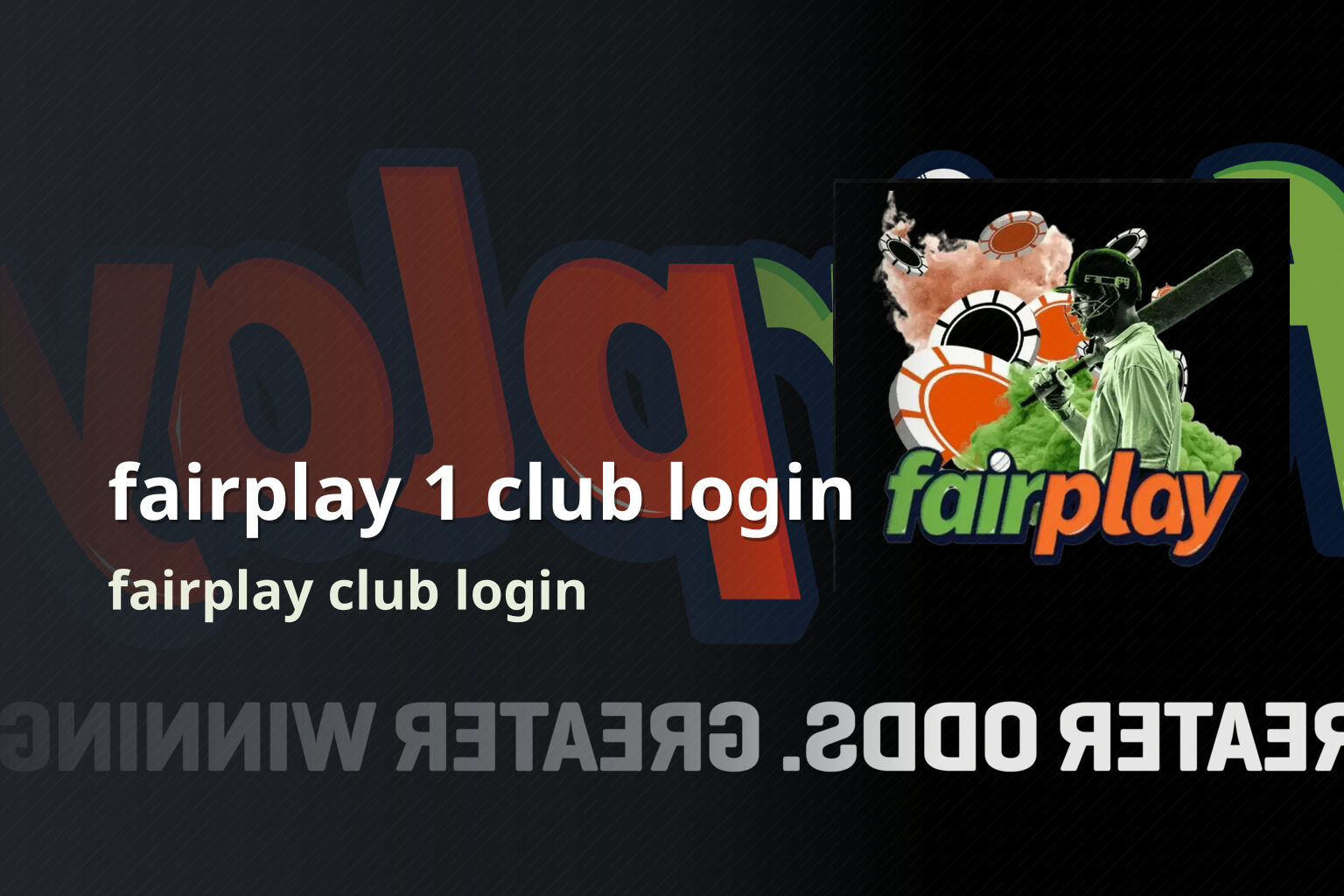 fairplay 1 club login - gaming_brand