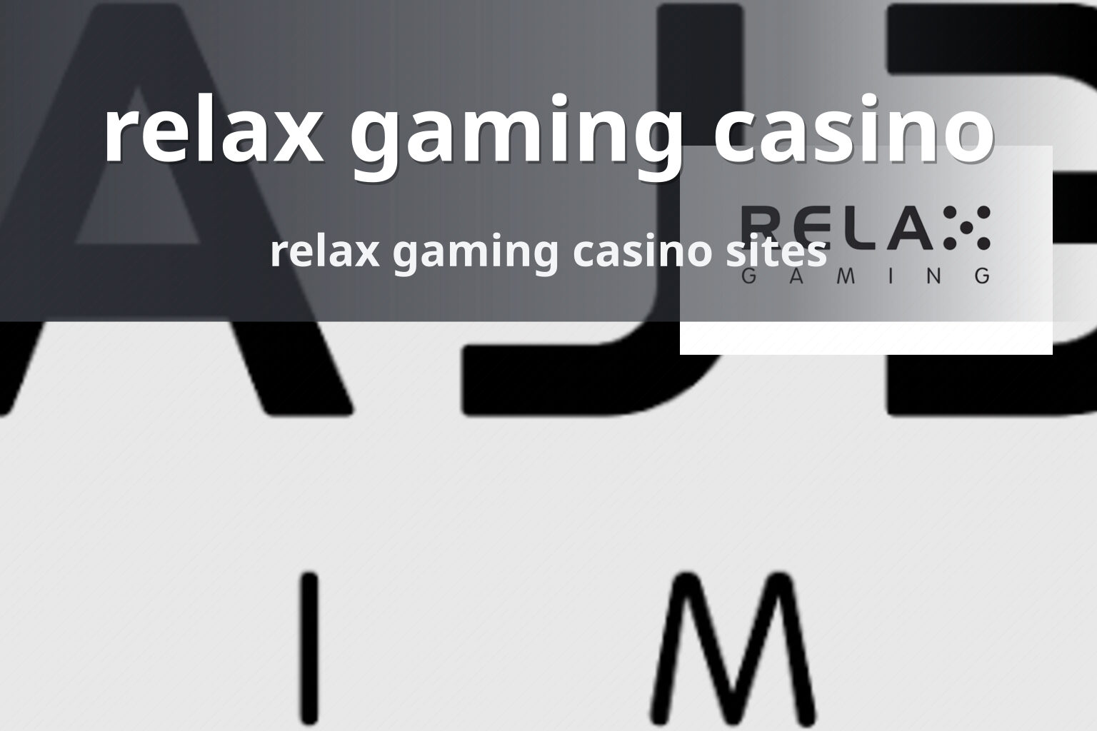 relax gaming casino - casino