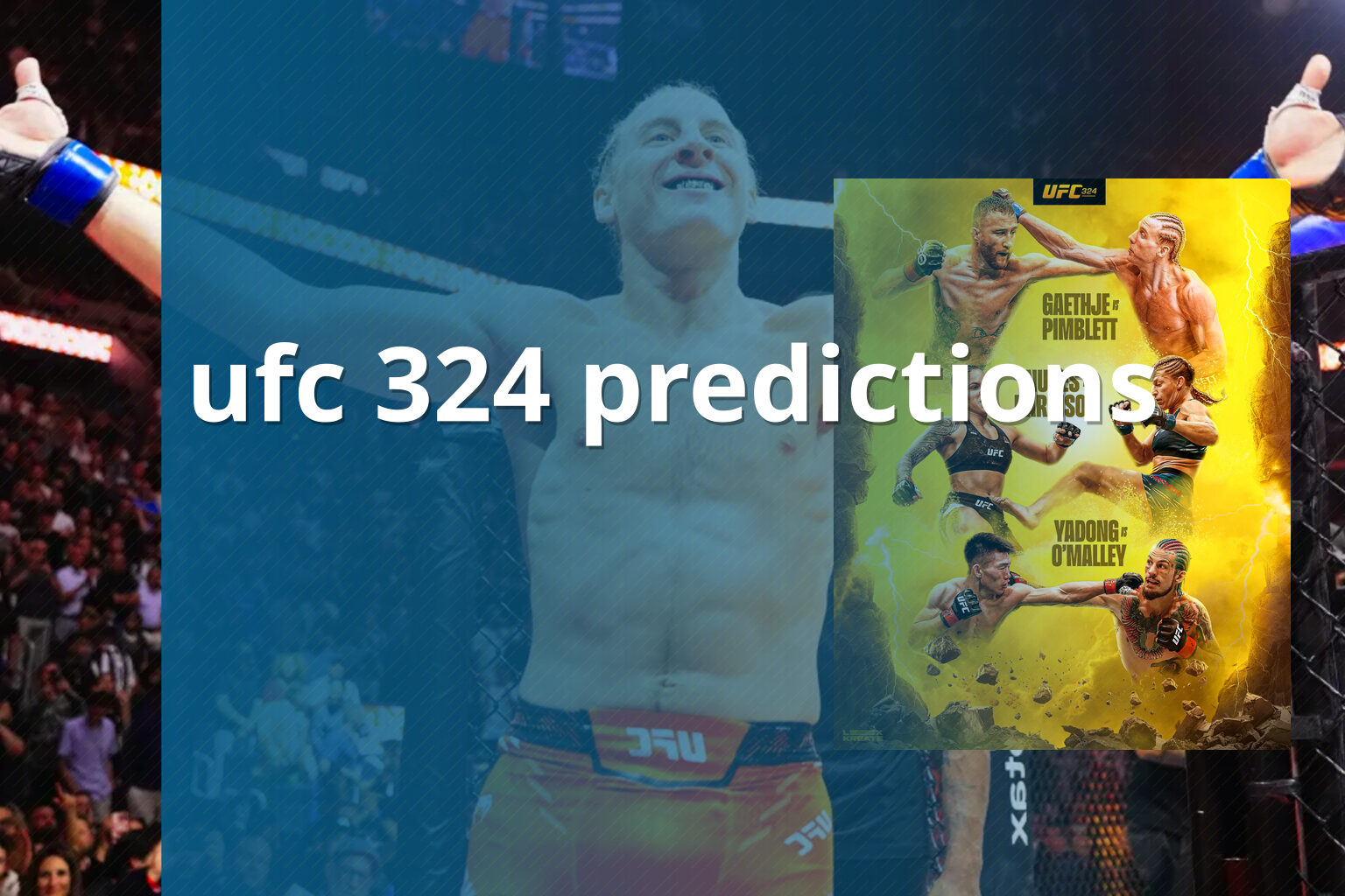 ufc 324 predictions - sportsbook