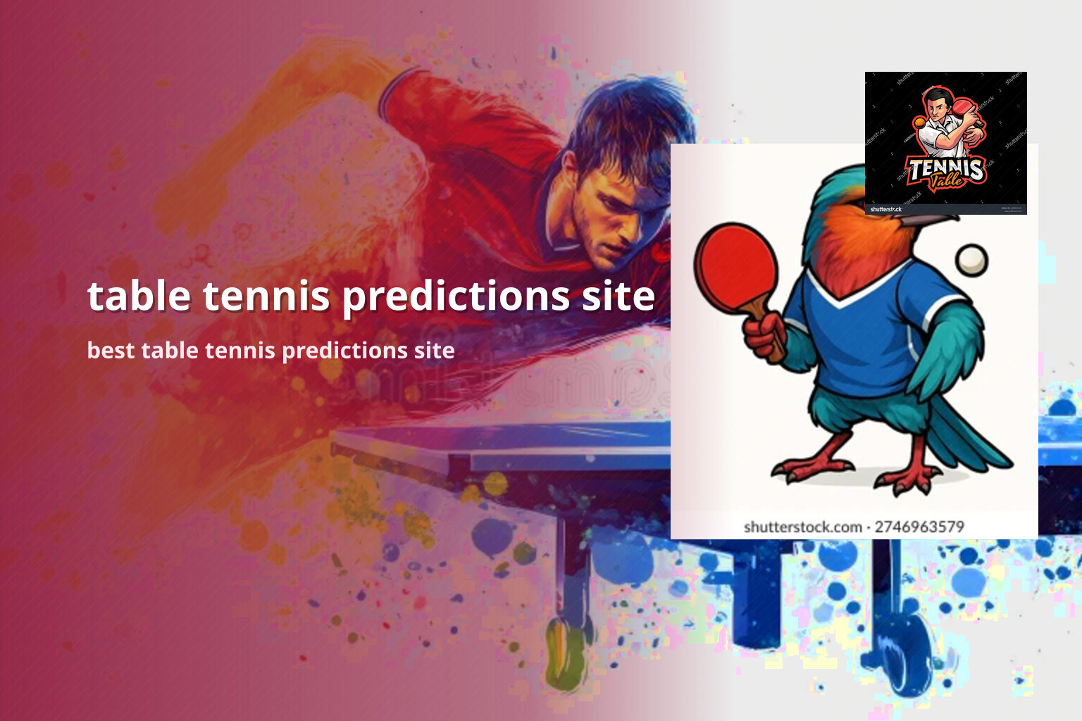 table tennis predictions site - sportsbook