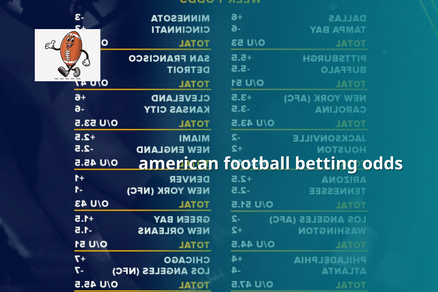 american football betting odds - sportsbook