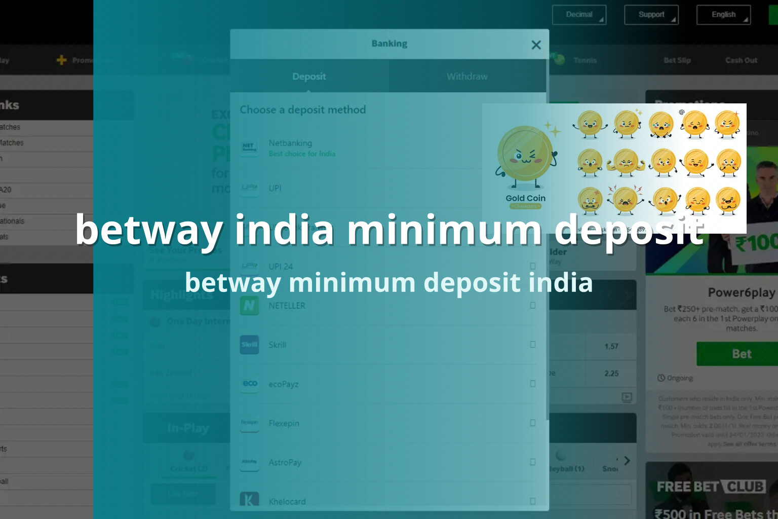 betway india minimum deposit betway minimum deposit india